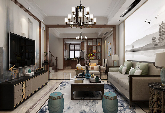 楓林小鎮(zhèn),新中式風(fēng)格